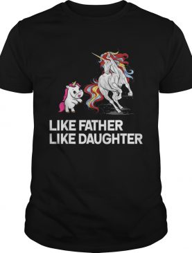 Dad Unicorn Father Daughter Fathers Day shirt