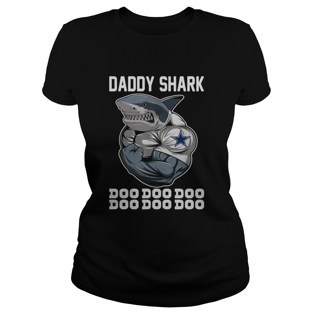 Dallas Cowboys Daddy shark doo doo doo Classic Ladies