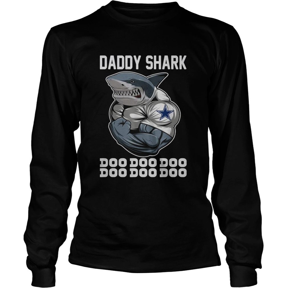 Dallas Cowboys Daddy shark doo doo doo LongSleeve