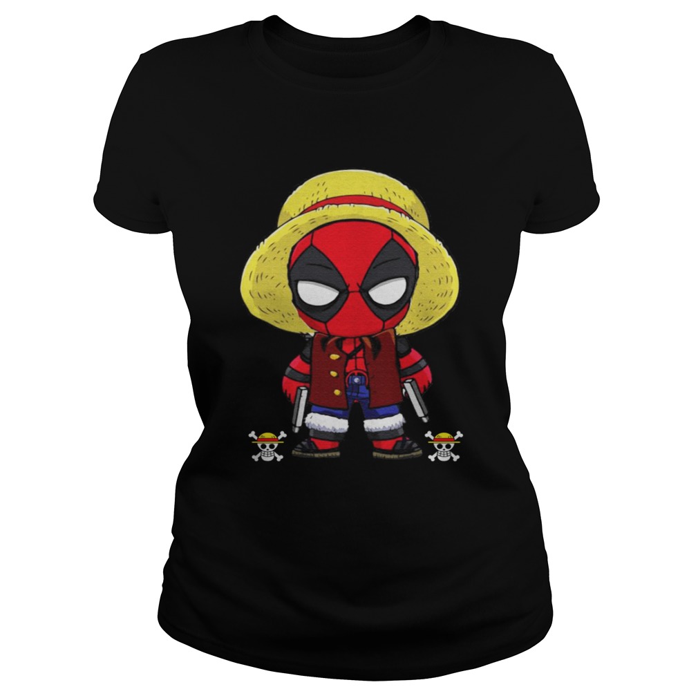 Deadpool Luffy funny One piece Classic Ladies