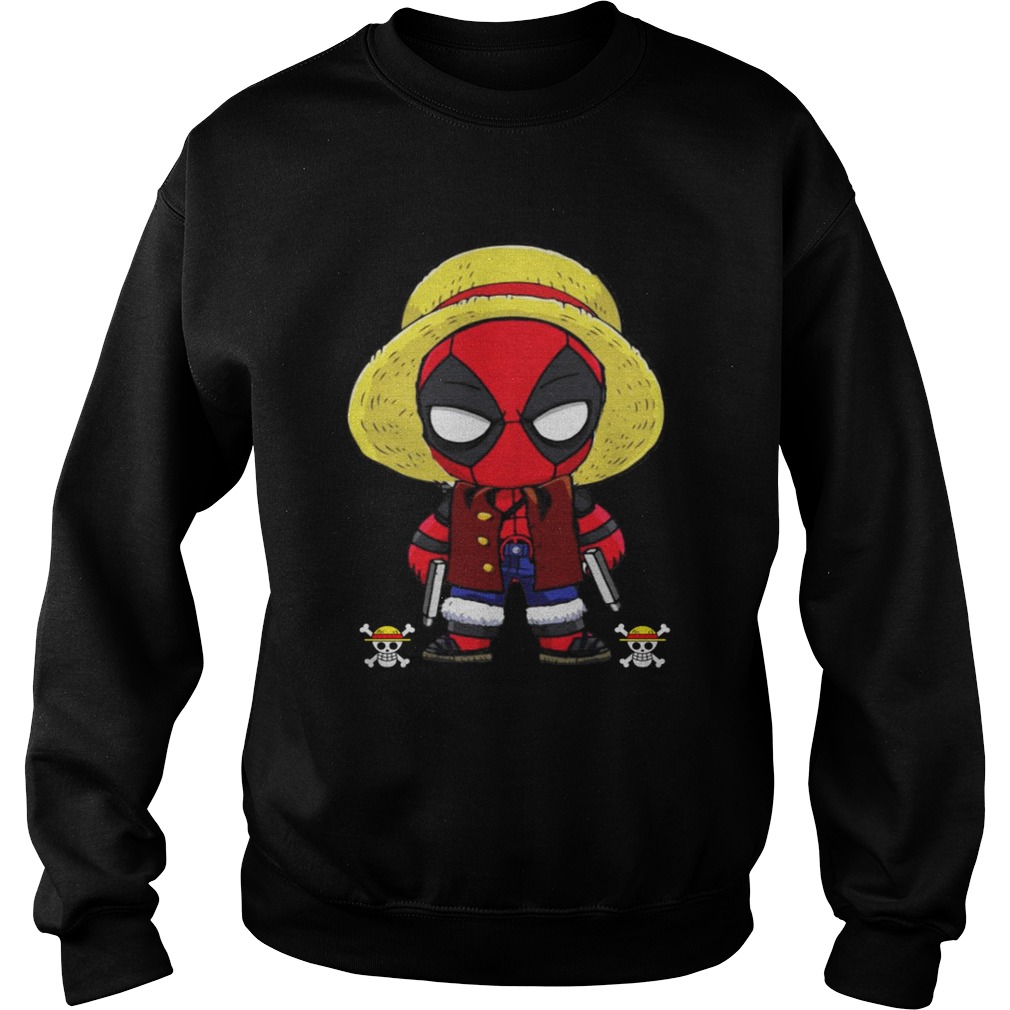 Deadpool Luffy funny One piece Sweatshirt