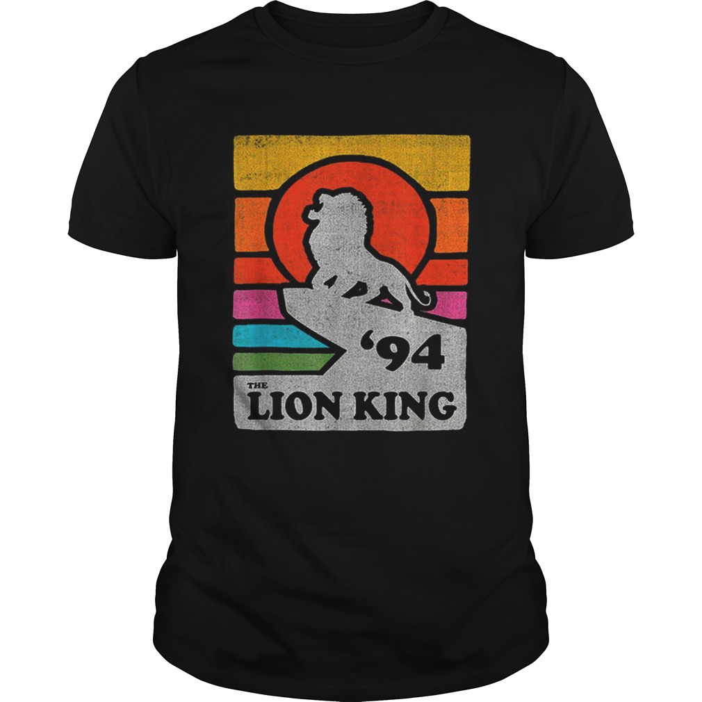 Disney The Lion King Pride Rock Retro Line shirt