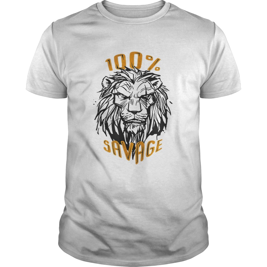 Disney The Lion King Scar 100 Savage shirt