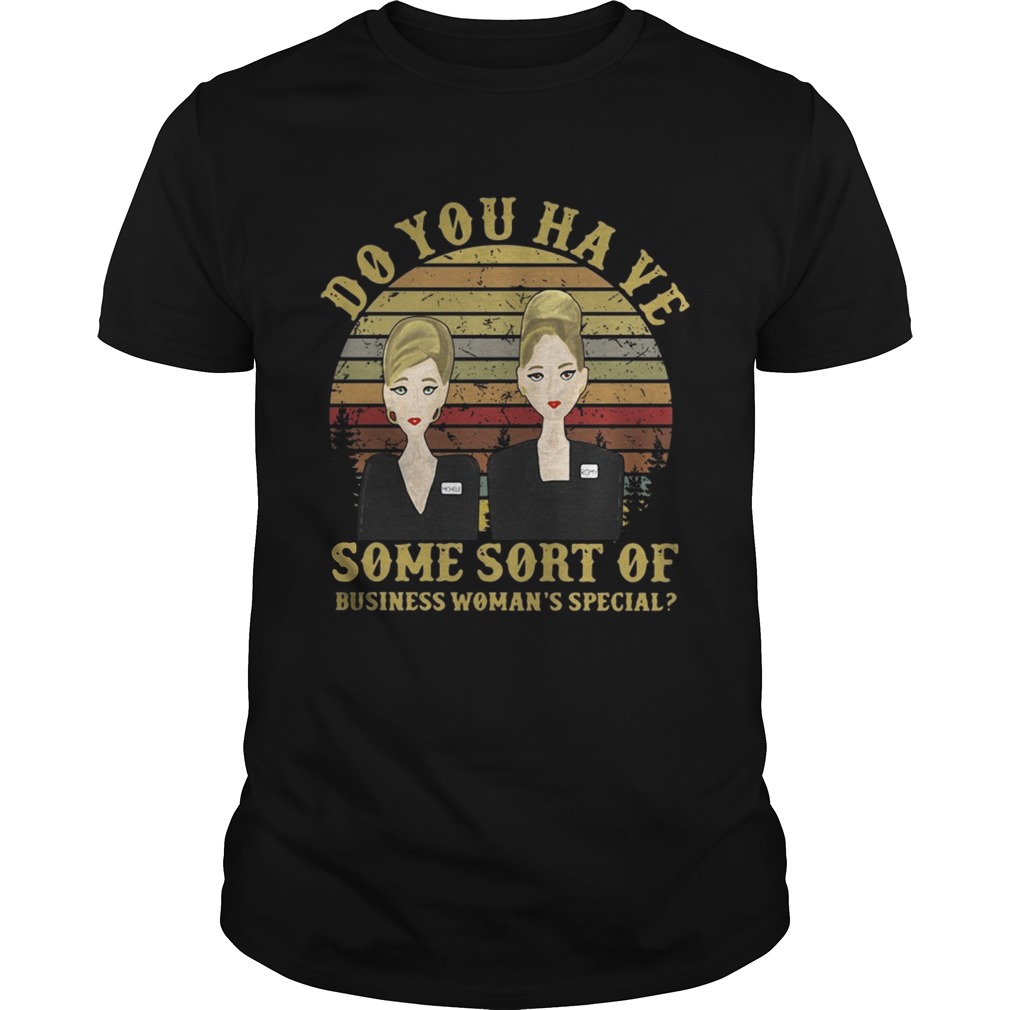Do you have some sort of business womans special vintage shirt