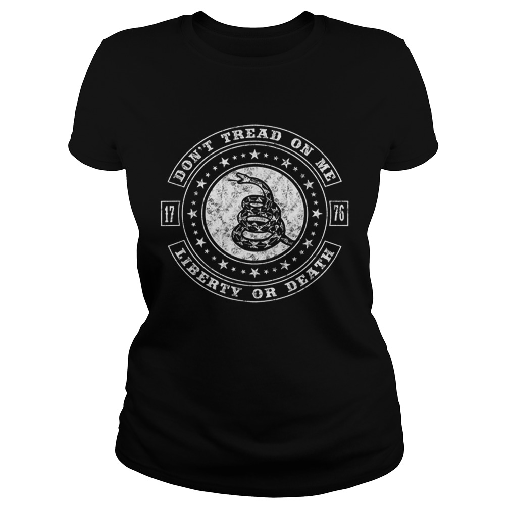 Dont Tread On Usa Flag Independence Day Classic Ladies
