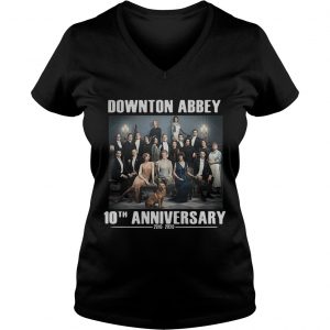 Downton Abbey characters 10th anniversary 2010 2020 Ladies Vneck