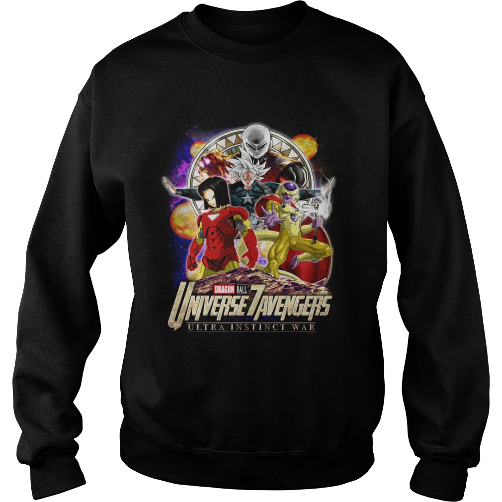Dragon Ball Universe 7 Avengers ultra instinct war Sweatshirt