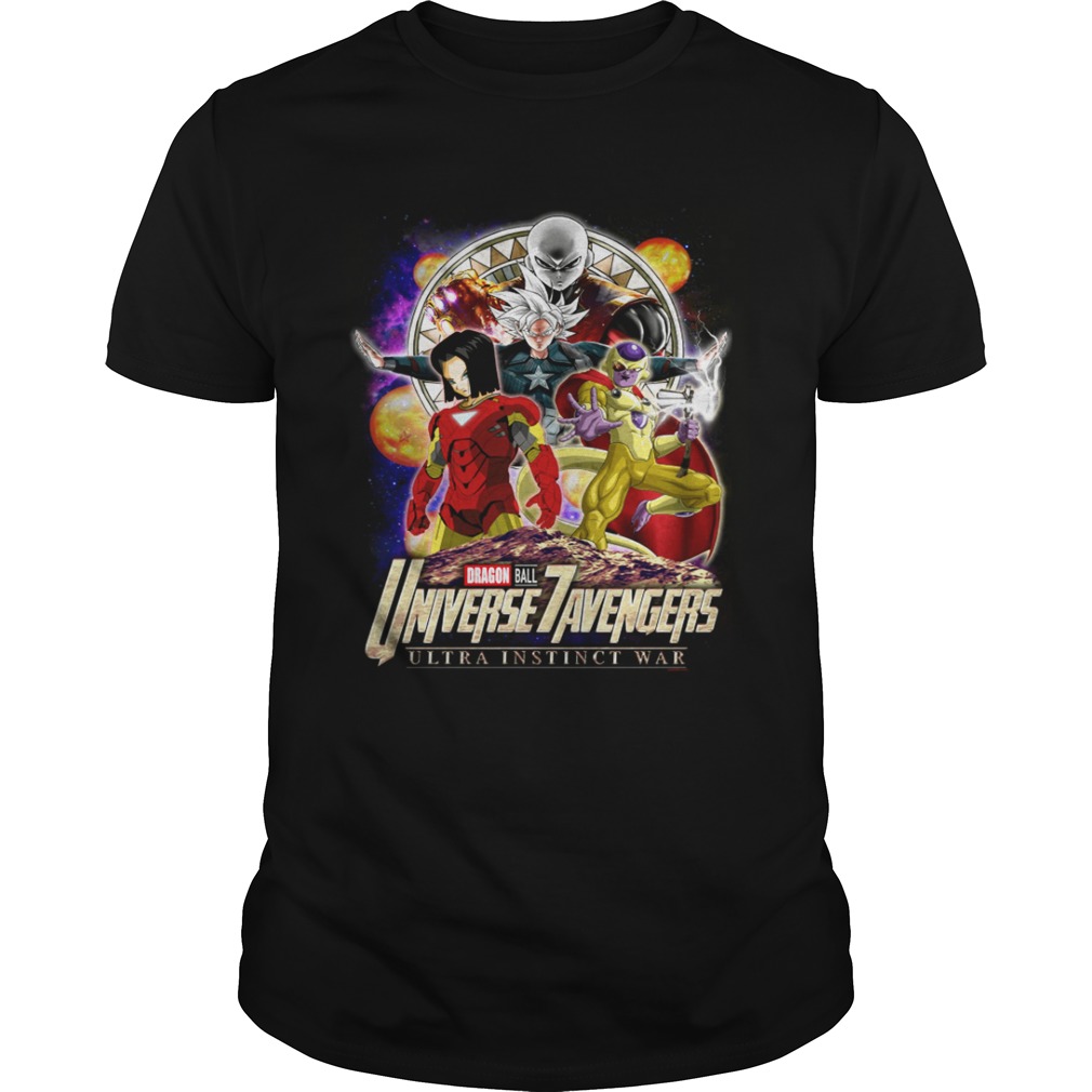Dragon Ball Universe 7 Avengers ultra instinct war shirt