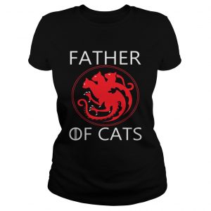 Father Of Cats Ladies Tee