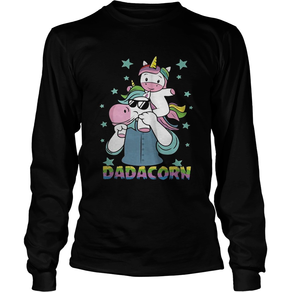 Fathers day Unicorn Dadacorn LongSleeve