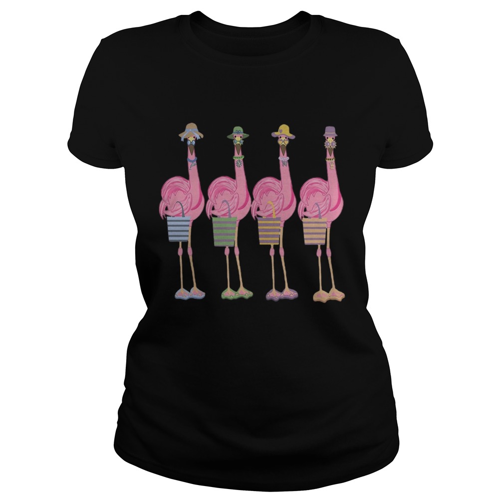 Flamingos shopping Classic Ladies