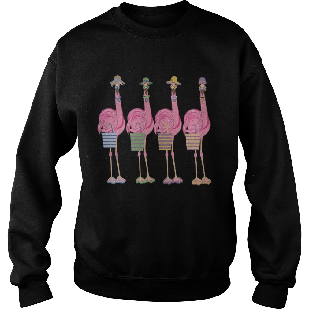 Flamingos shopping Sweatshirt