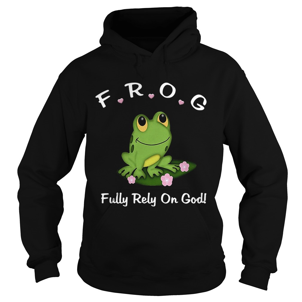 Frog fully rely on God Hoodie