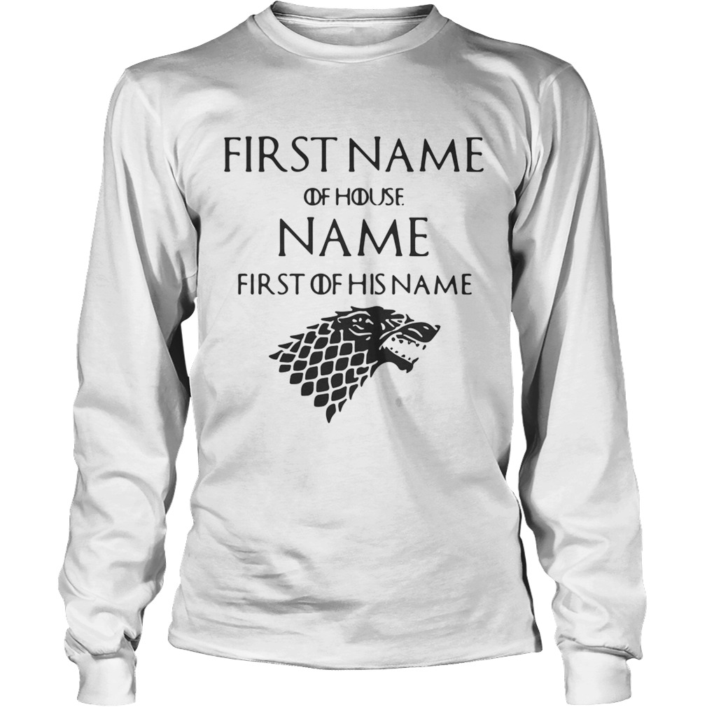 Game of Thrones Jacob of house Williams first of his name LongSleeve