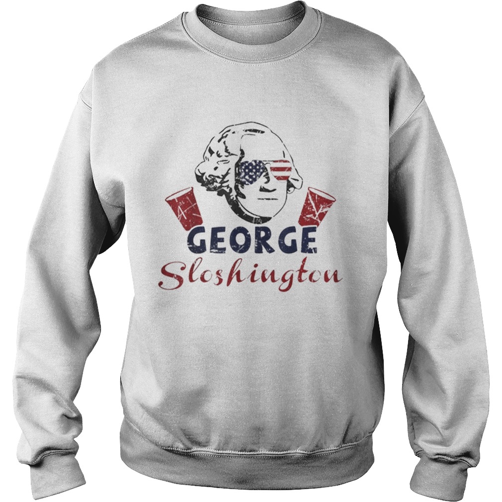George Sloshington 4th Of July Drinking Sweatshirt