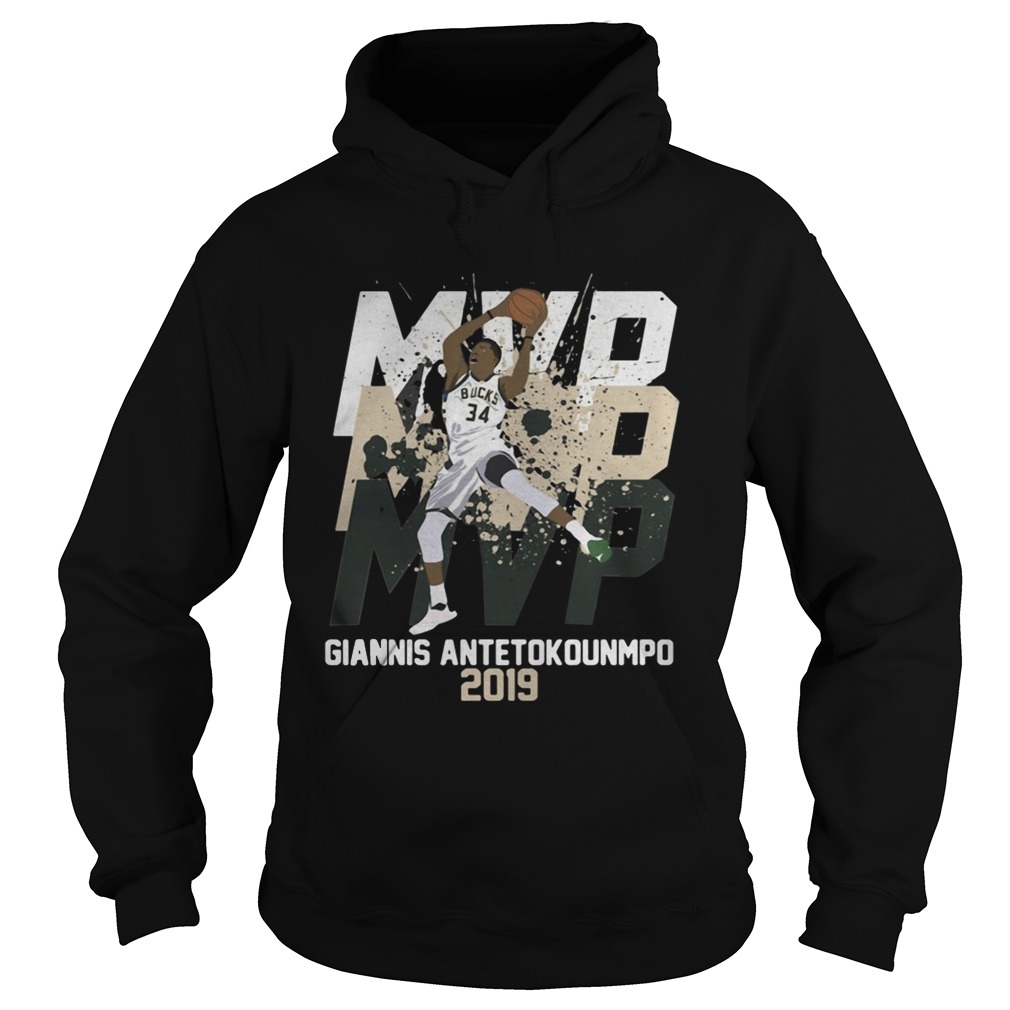 Giannis Antetokounmpo MVP 2019 Milwaukee Bucks Hoodie
