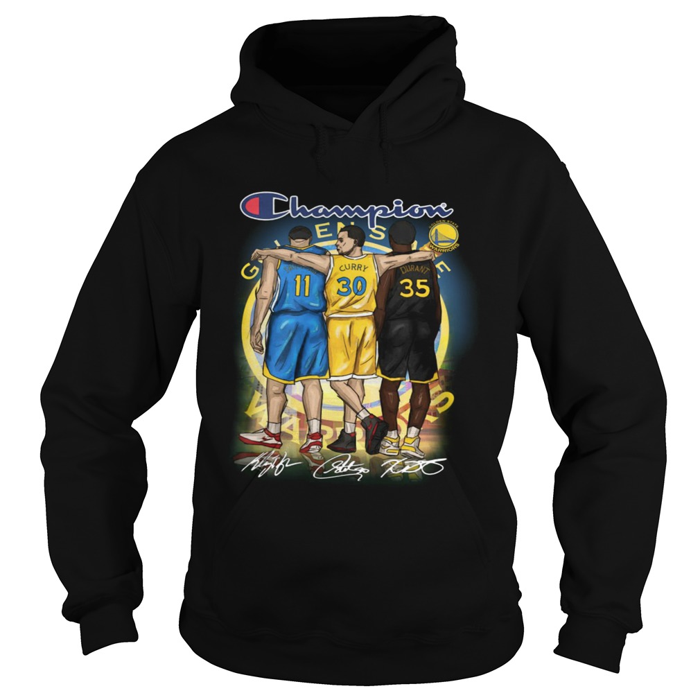 Golden state warriors champion thompson curry durant Hoodie