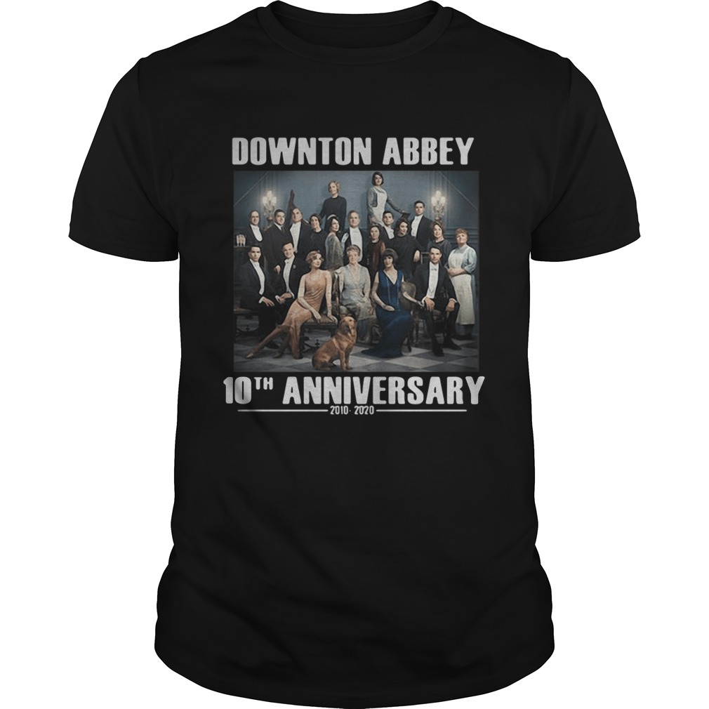 Downton Abbey characters 10th anniversary 2010 2020 shirt