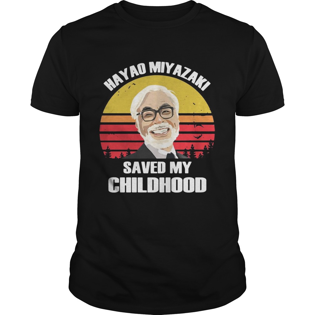 Hayao Miyazaki saved my childhood vintage sunset shirt