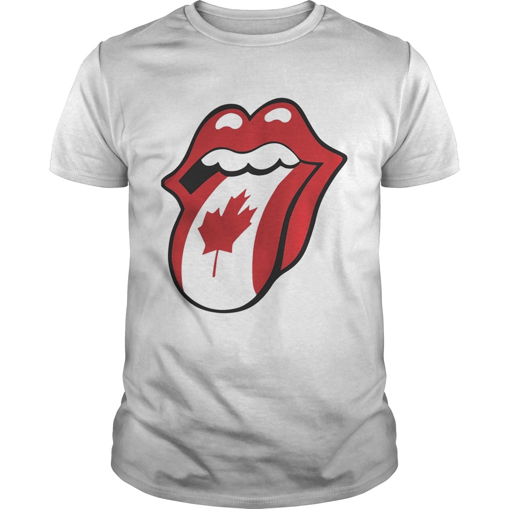 The Rolling Stones Canadian Flag shirt