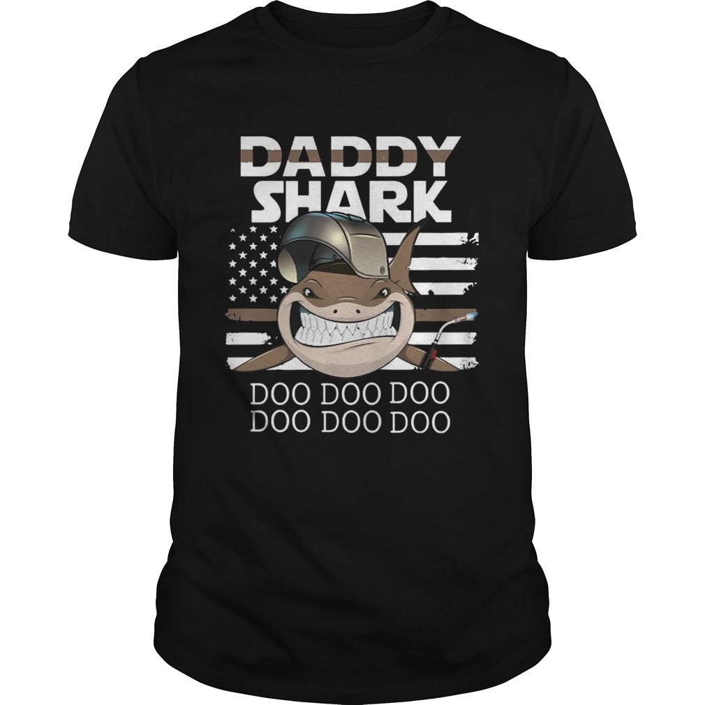 Welder Daddy Shark Doo Doo Doo T-shirt