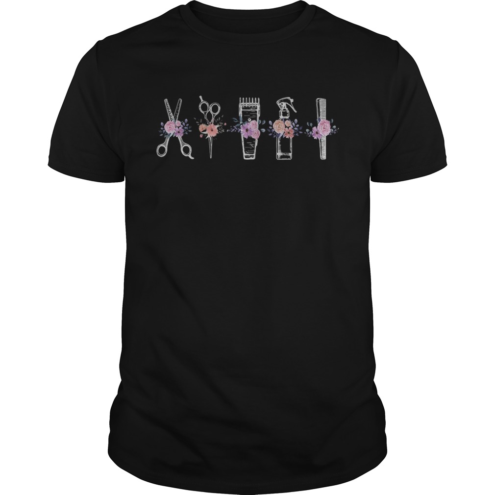 Hairdressing tools Hairstylist shirt