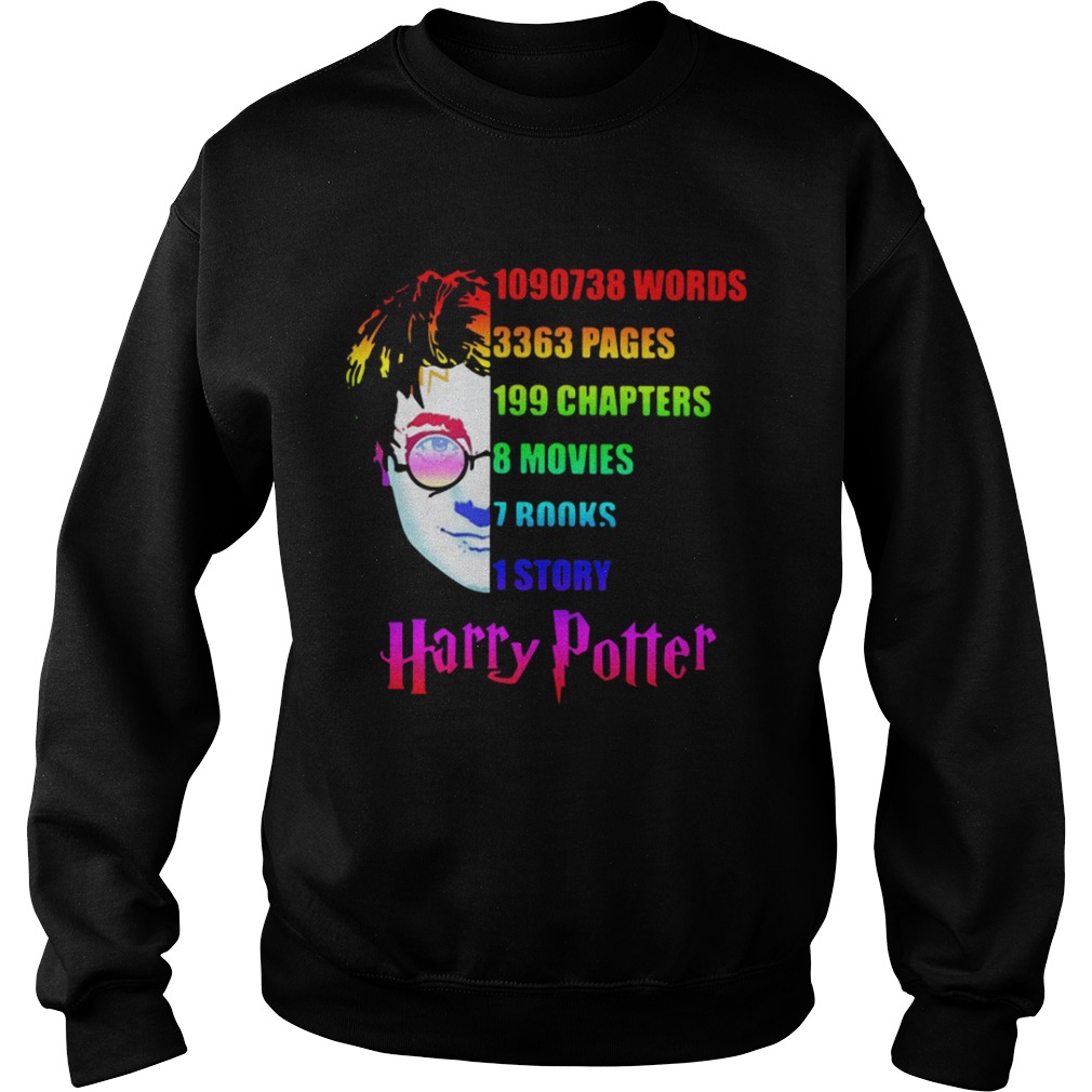 Harry Potter facts infographic style LGBT pride 2019 Sweatshirt