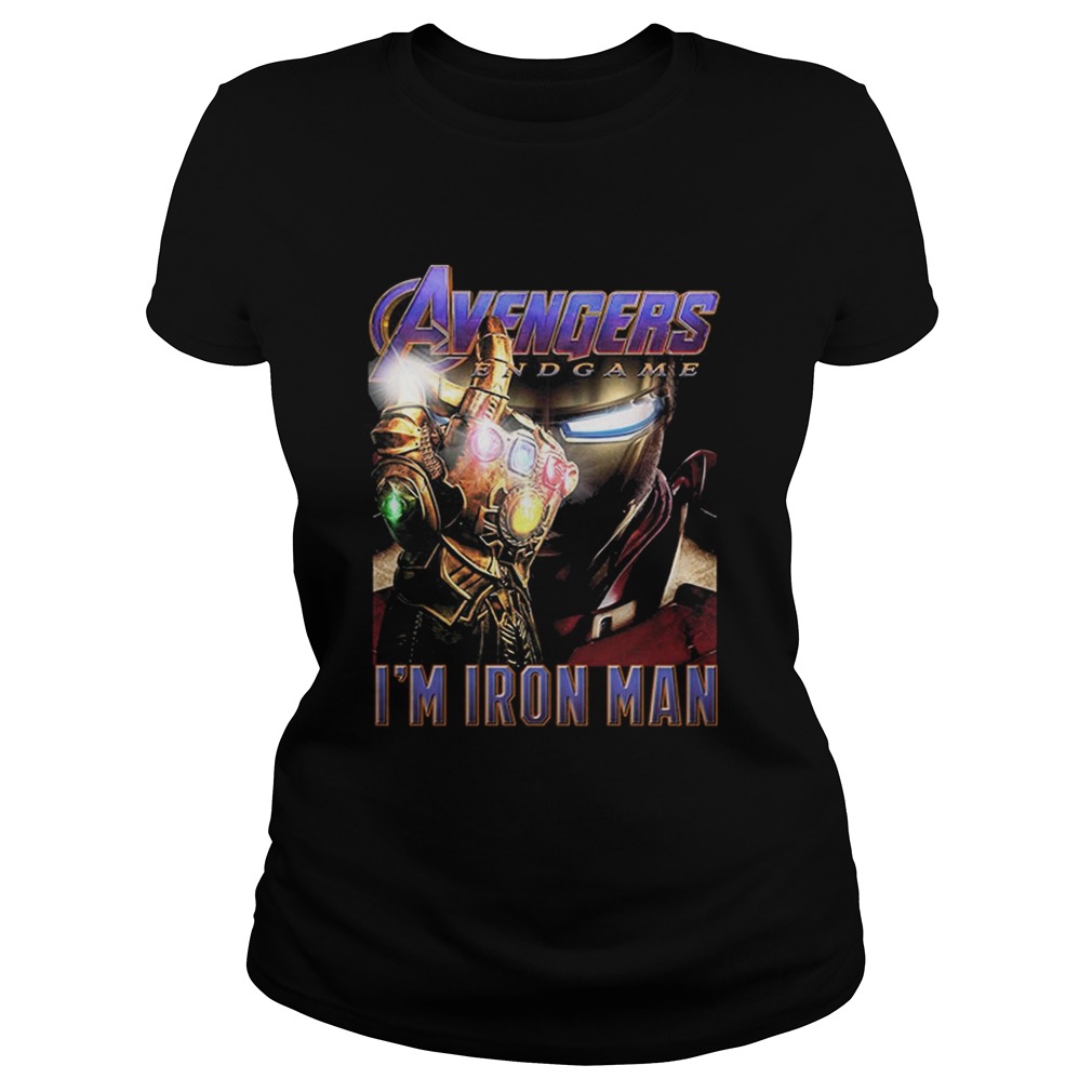 Hot Avengers Endgame The Snap Im Iron Man Classic Ladies