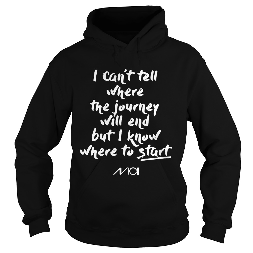 I canttell where the journey will end butI know where to start Hoodie