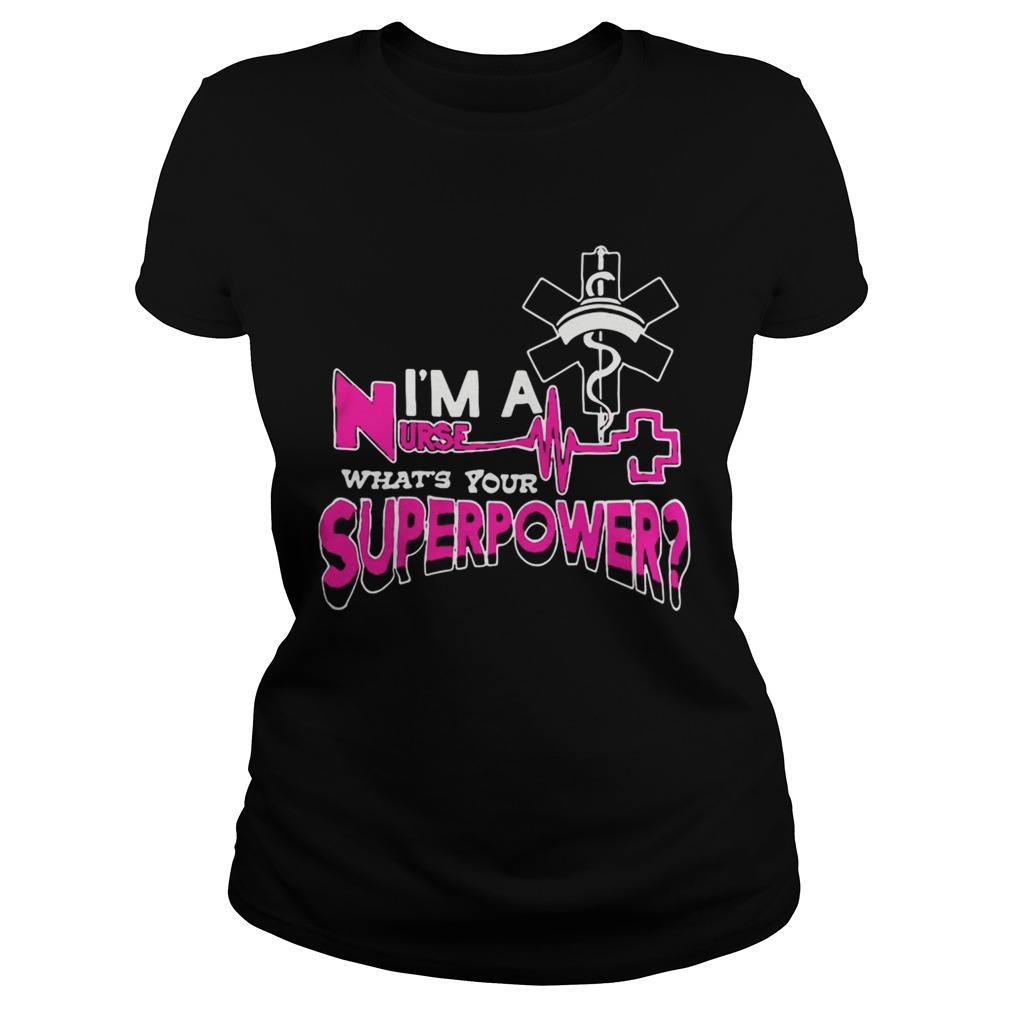 Im a nurse whats your superpower Classic Ladies