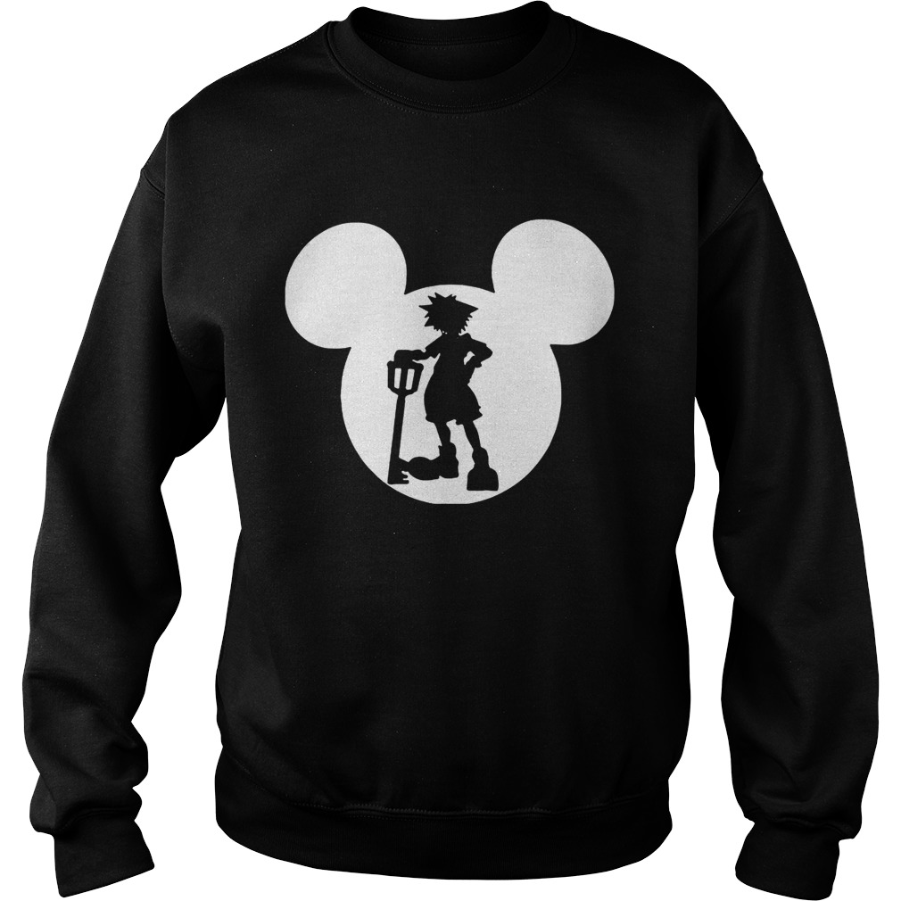 Kingdom Hearts Sora Keyblade Mickey Hat T Sweatshirt