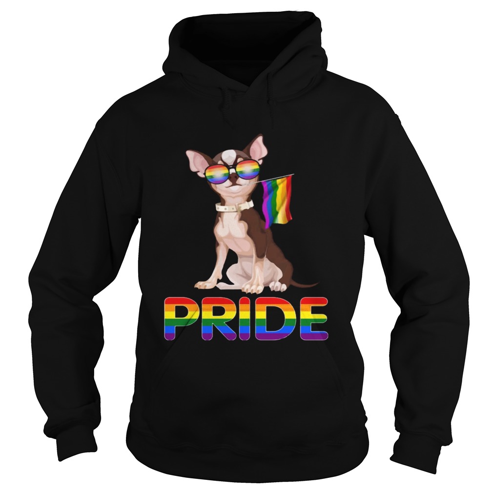 LGBT Chihuahua Dog Original Lesbian Gay Pride LGBTQ Rainbow Shirt Hoodie