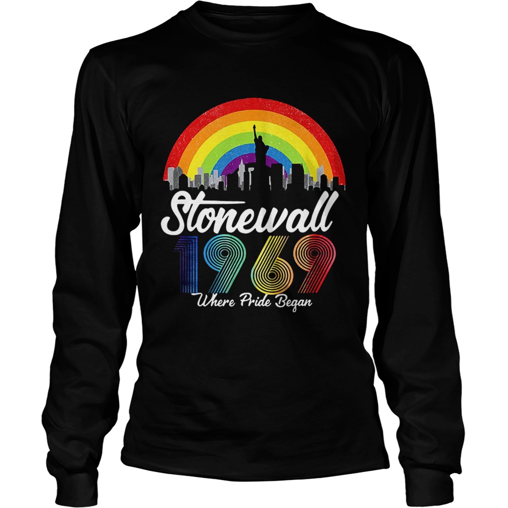 LGBT Stonewall 1969 where pride began LongSleeve