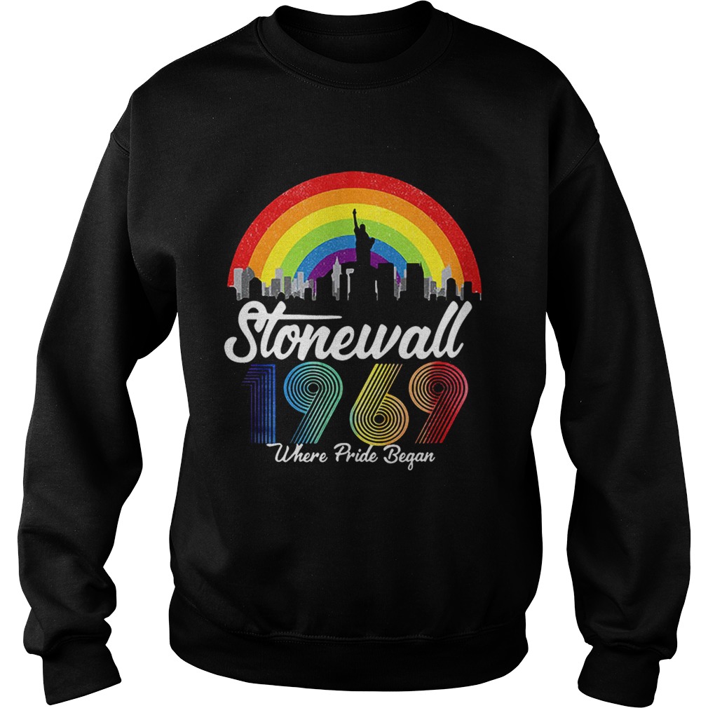 LGBT Stonewall 1969 where pride began Sweatshirt