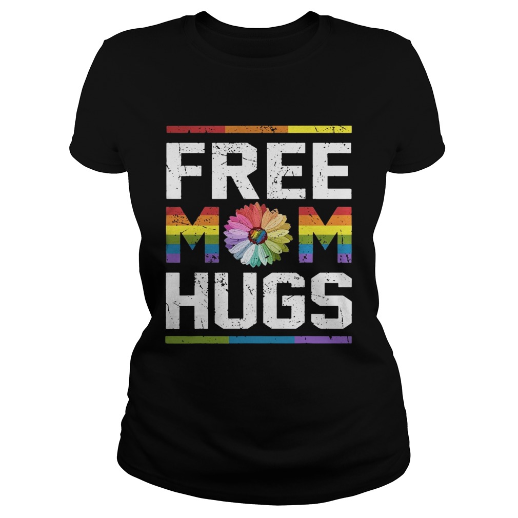 LGBT daisy free mom hugs Classic Ladies