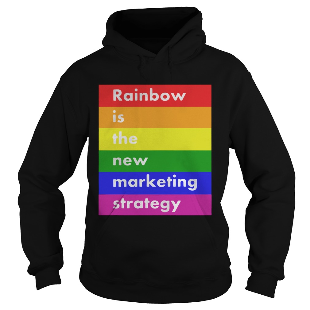 LGBT rainbow is the new marketing strategy Hoodie