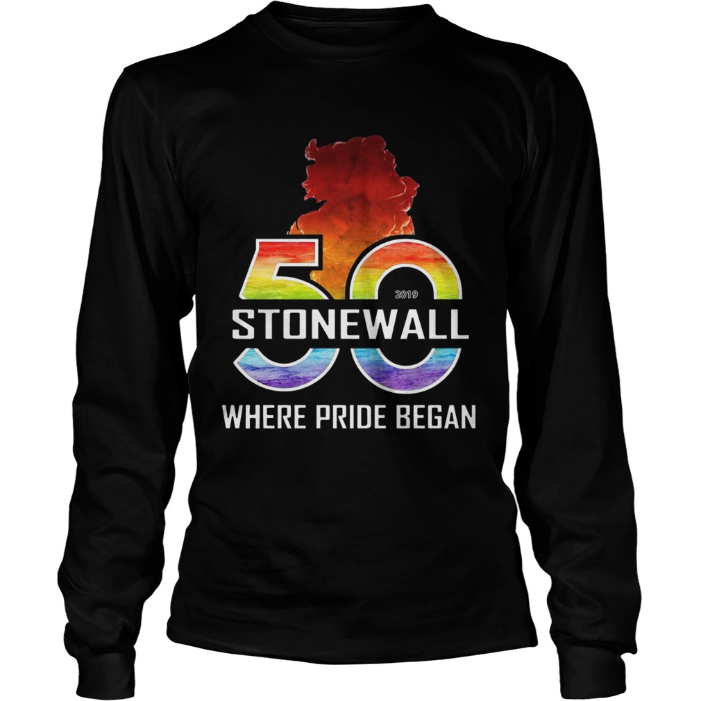 LGBTQ The Stonewall 50th Where Pride Began LongSleeve
