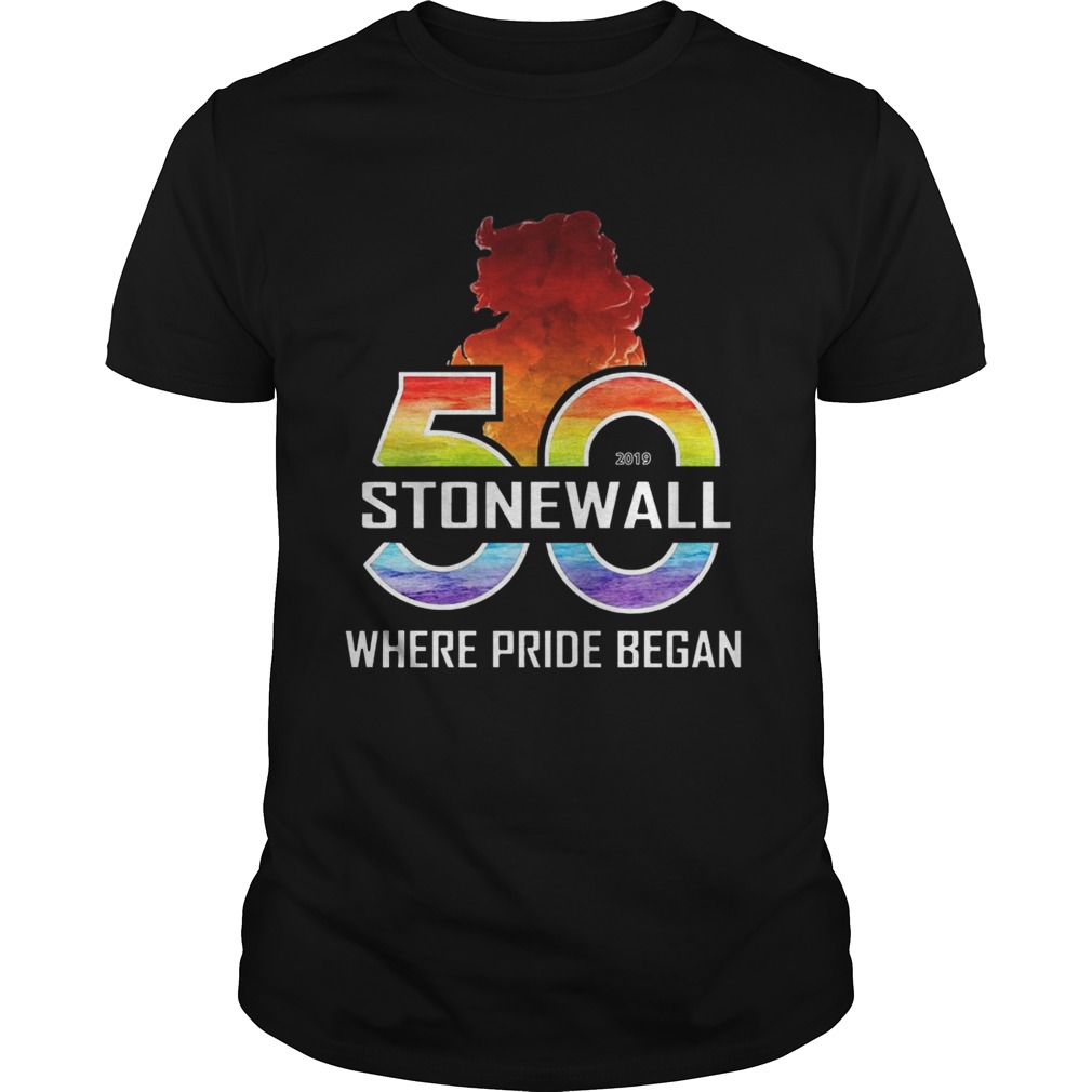 LGBTQ The Stonewall 50th Where Pride Began shirt