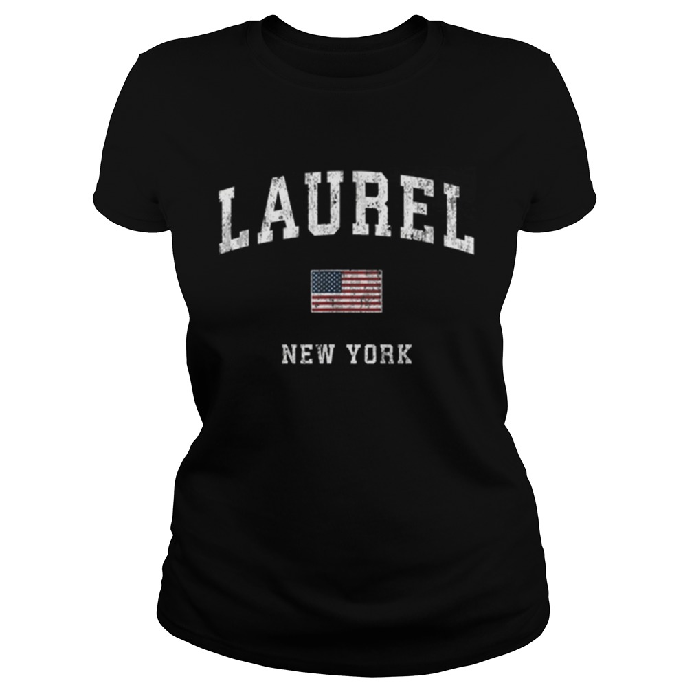 Laurel New York Ny Vintage American Flagports Classic Ladies
