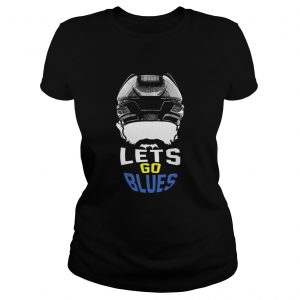 Lets Go St Louis Blues Hockey Fan Funny Ladies Tee