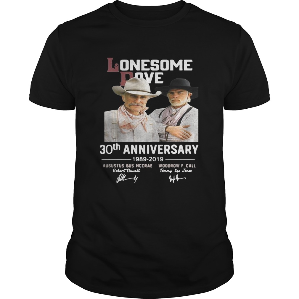 Lonesome Dove 30th anniversary signature shirt