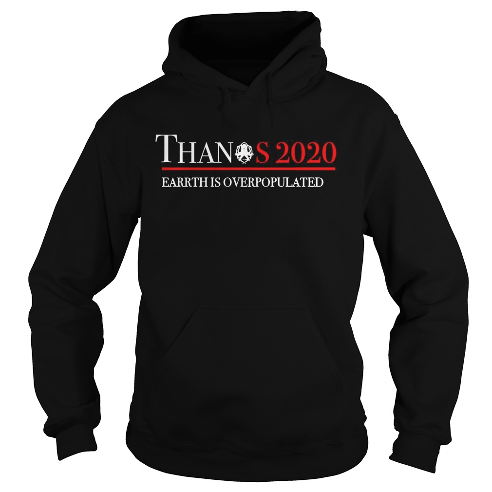 Marvel Avenger Thanos 2020 Earth is overpopulated Hoodie