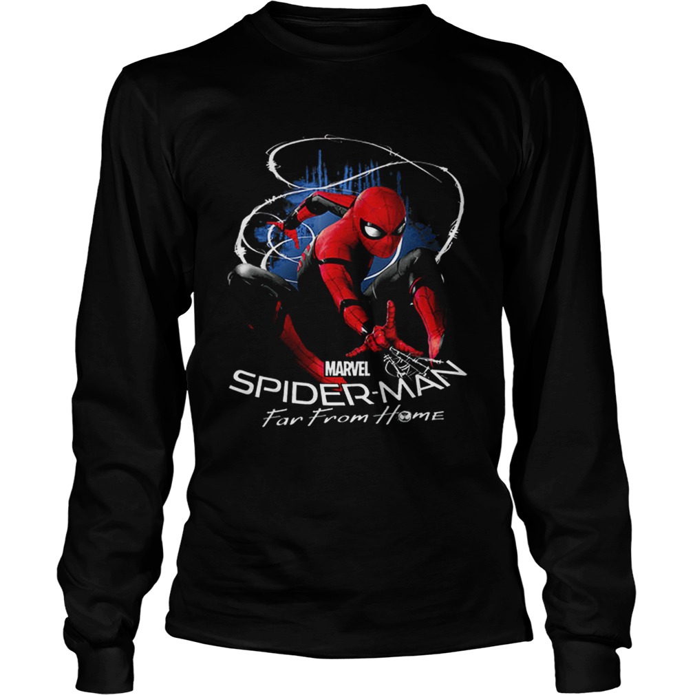 Marvel Spiderman Far From Home Contrasted Isolation LongSleeve