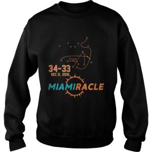Miami miracle 34 33 Sweatshirt