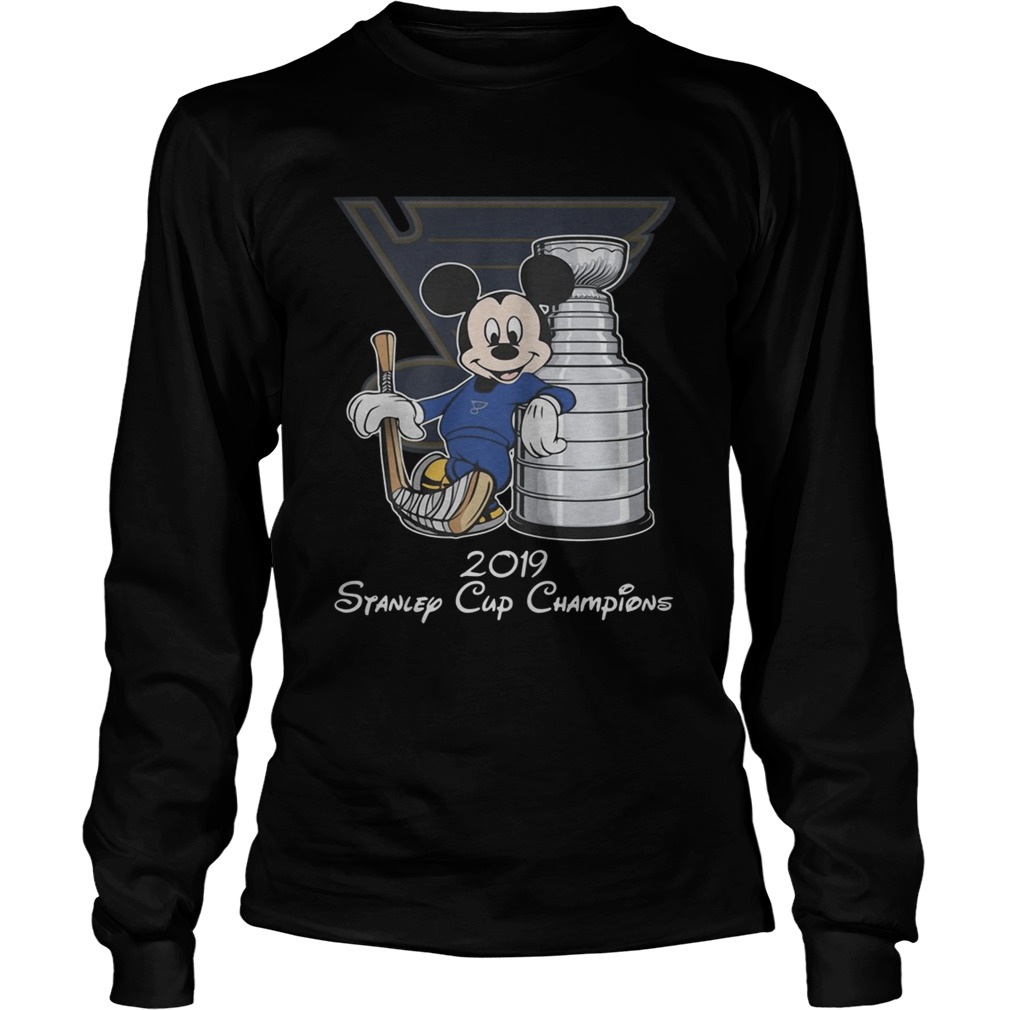 Mickey Mouse Stanley Cup Champions 2019 LongSleeve