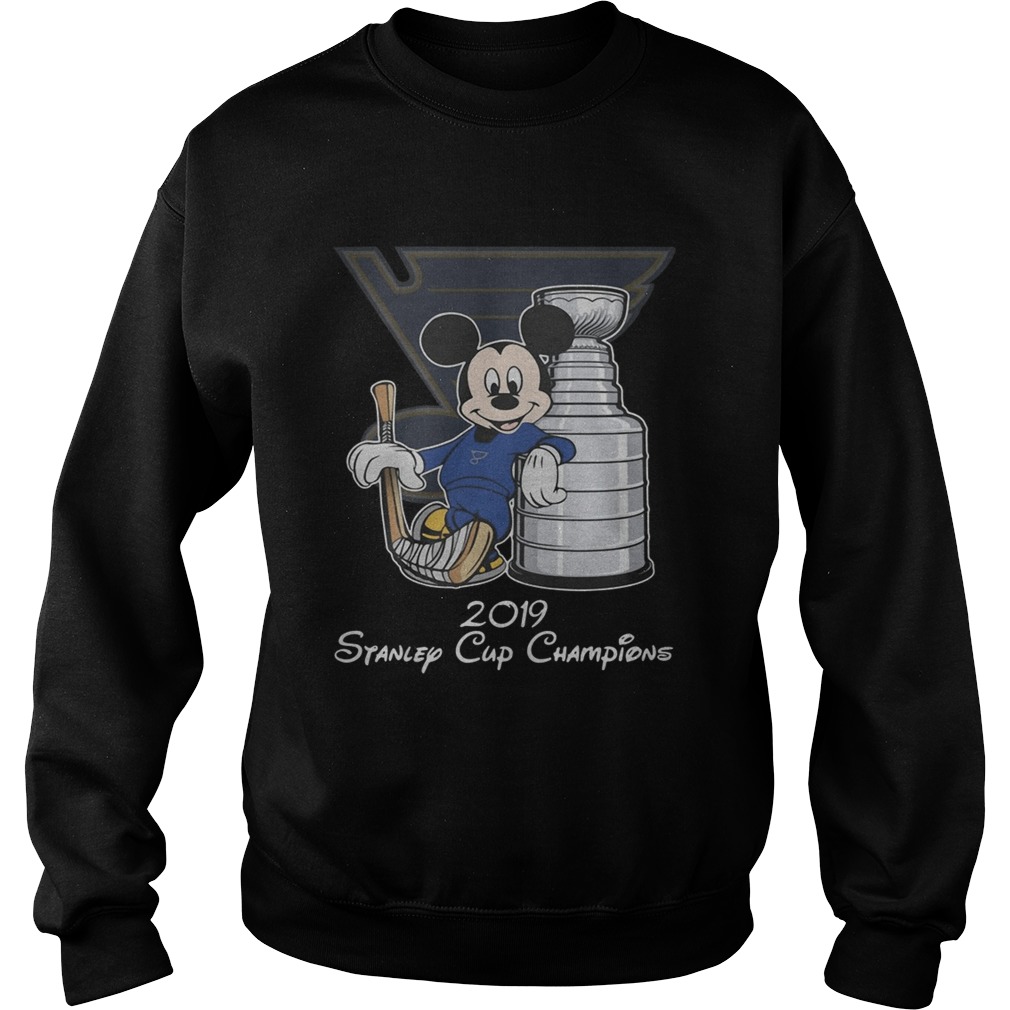 Mickey Mouse Stanley Cup Champions 2019 Sweatshirt