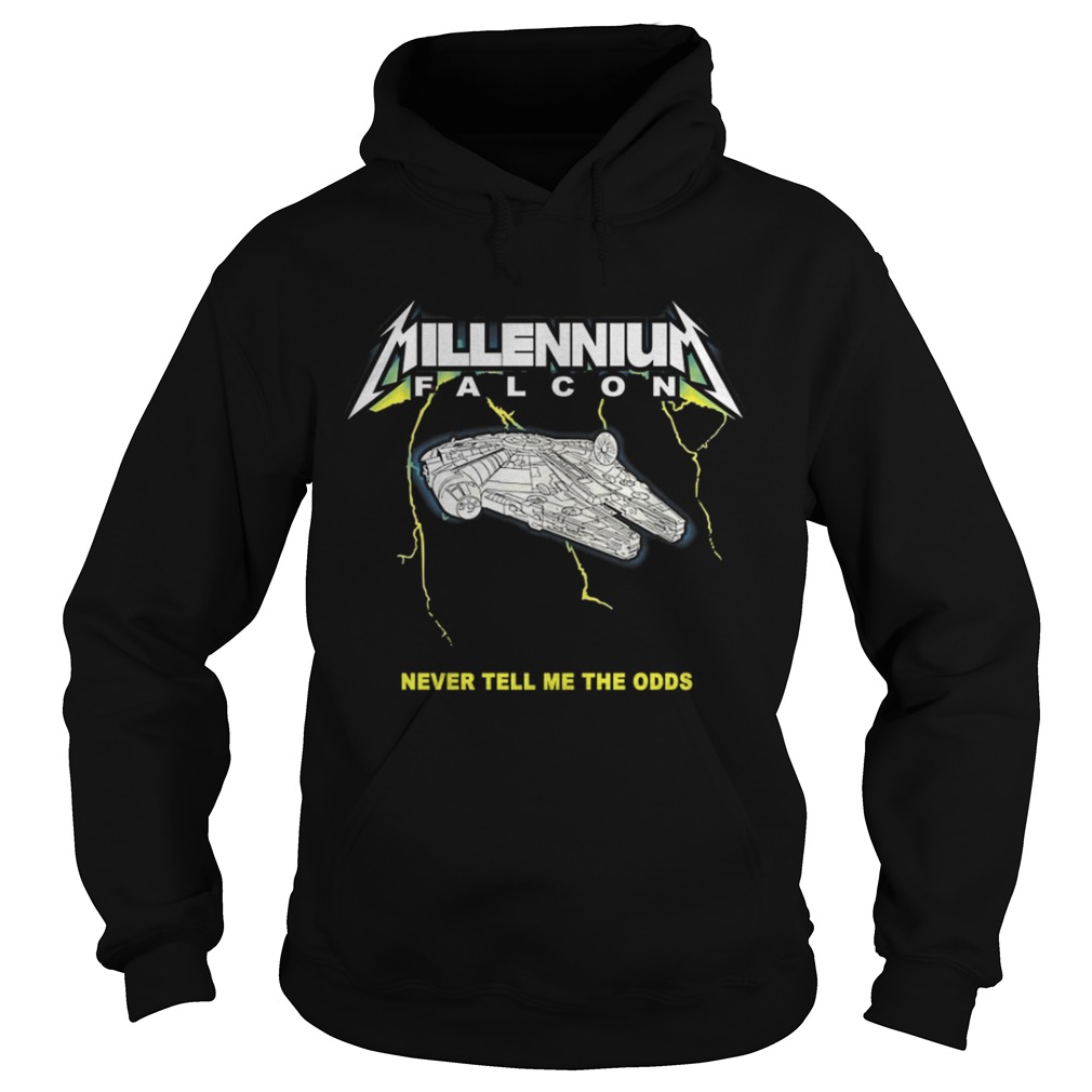 Millennium Falcon Metallica Never tell me the odds Hoodie