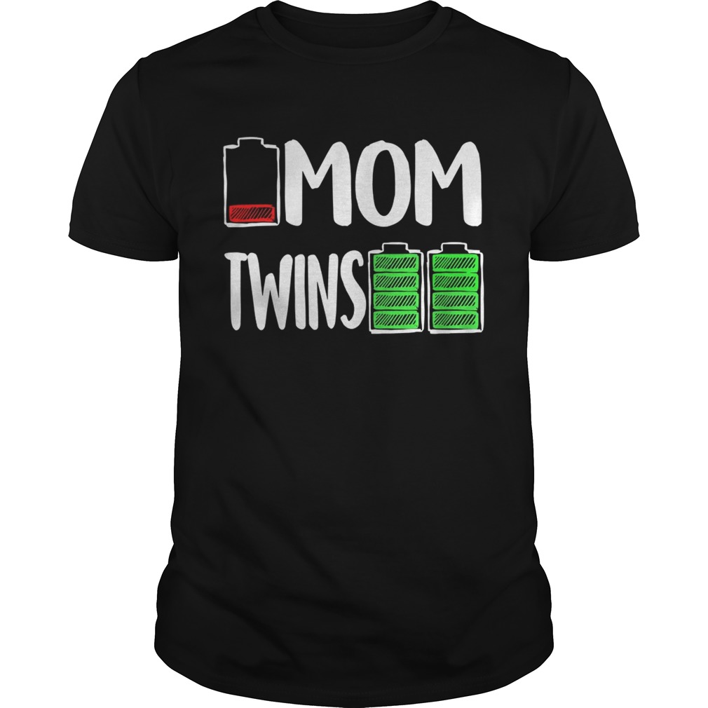 Mom twins power up shirt