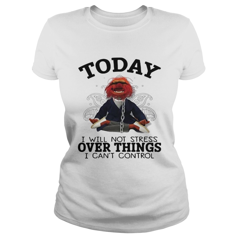 Muppet today I will not stress over things I cant control Classic Ladies