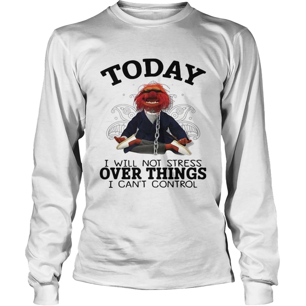 Muppet today I will not stress over things I cant control LongSleeve